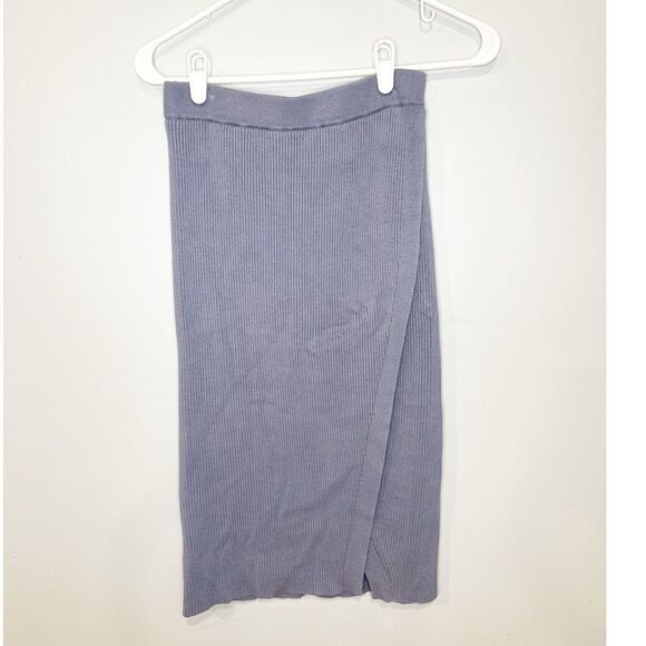 Abercrombie and fitch ribbed wrap midi skirt - Picture 2 of 4